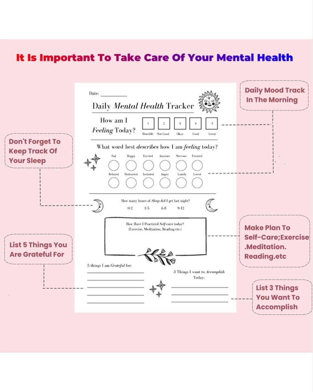Daily Mental Health Journal