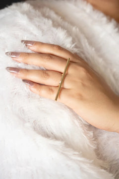 Golden Line Ring