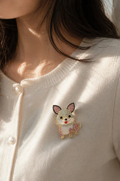 Dog Mom Brooch