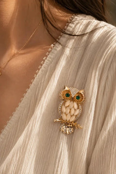 Owl Brooch
