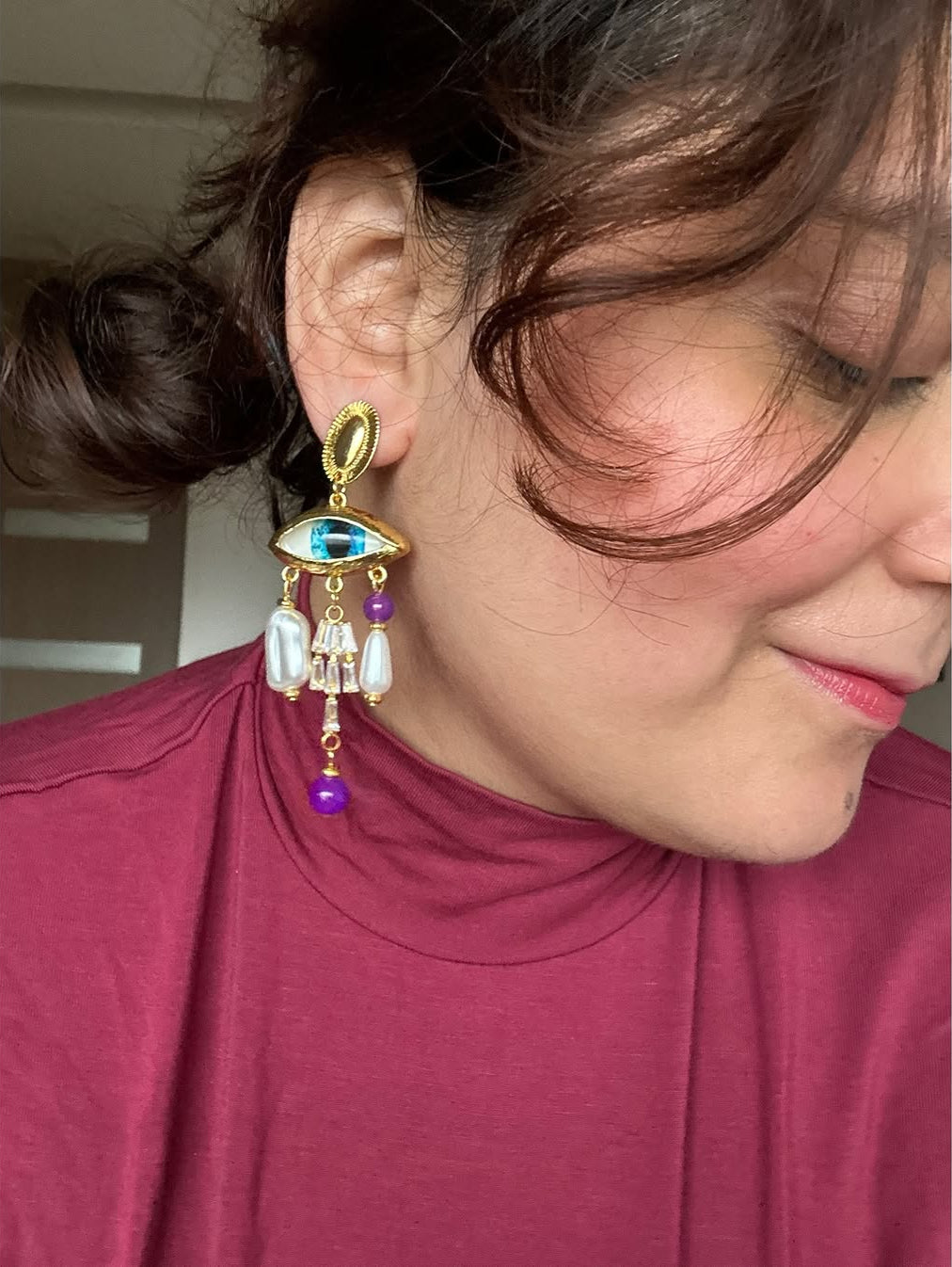 Mystic Eye Drop Earrings