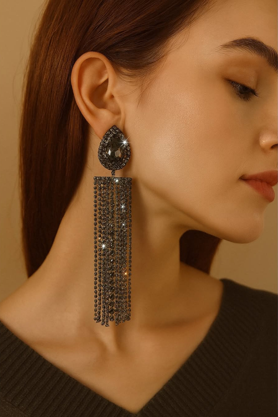 Midnight Drape Earrings