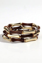 Brown Luxe Bracelet Stack