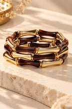 Brown Luxe Bracelet Stack