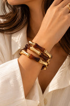Brown Luxe Bracelet Stack