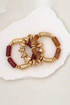 Brown Resin Bangles