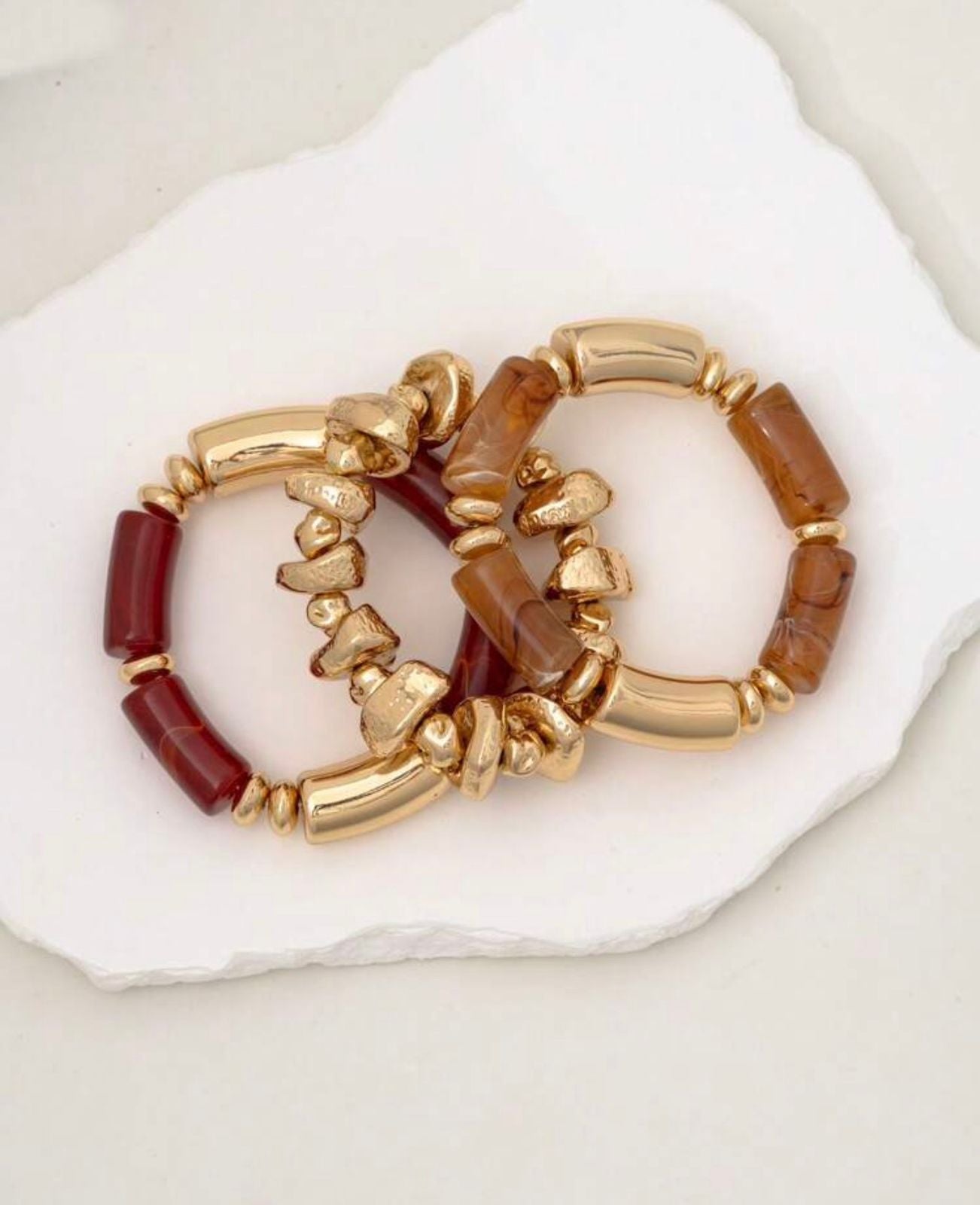 Brown Resin Bangles
