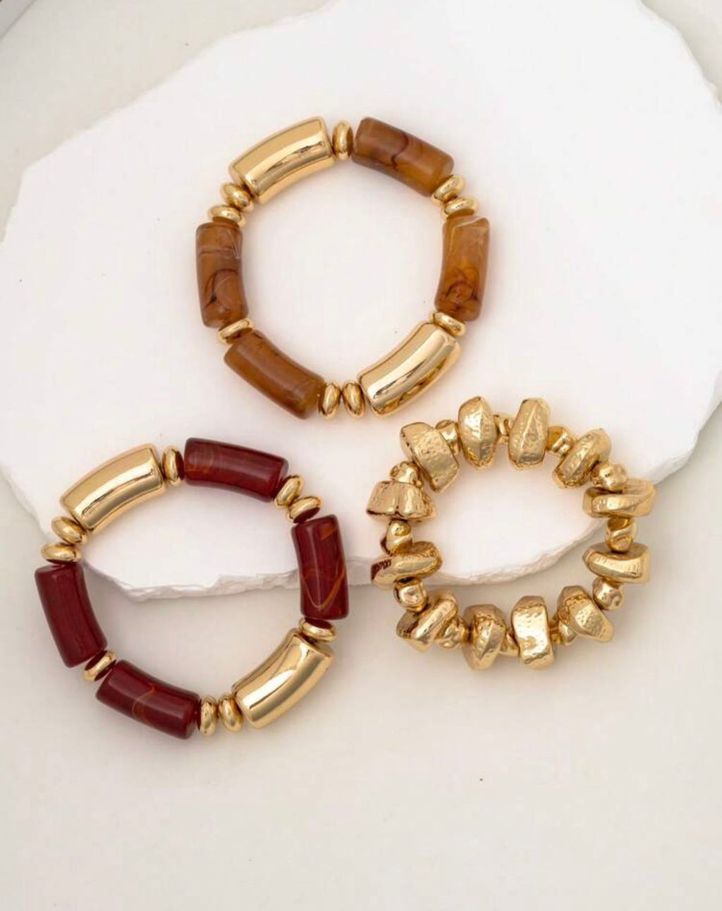 Brown Resin Bangles