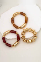 Brown Resin Bangles