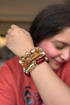 Brown Resin Bangles