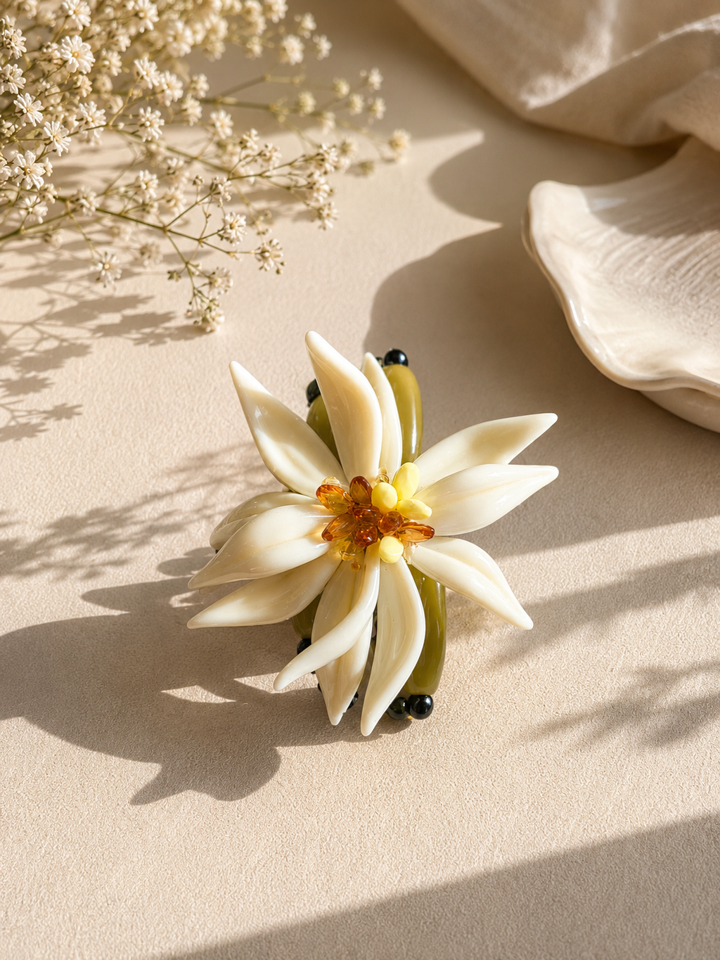 Daisy Drama Cuff
