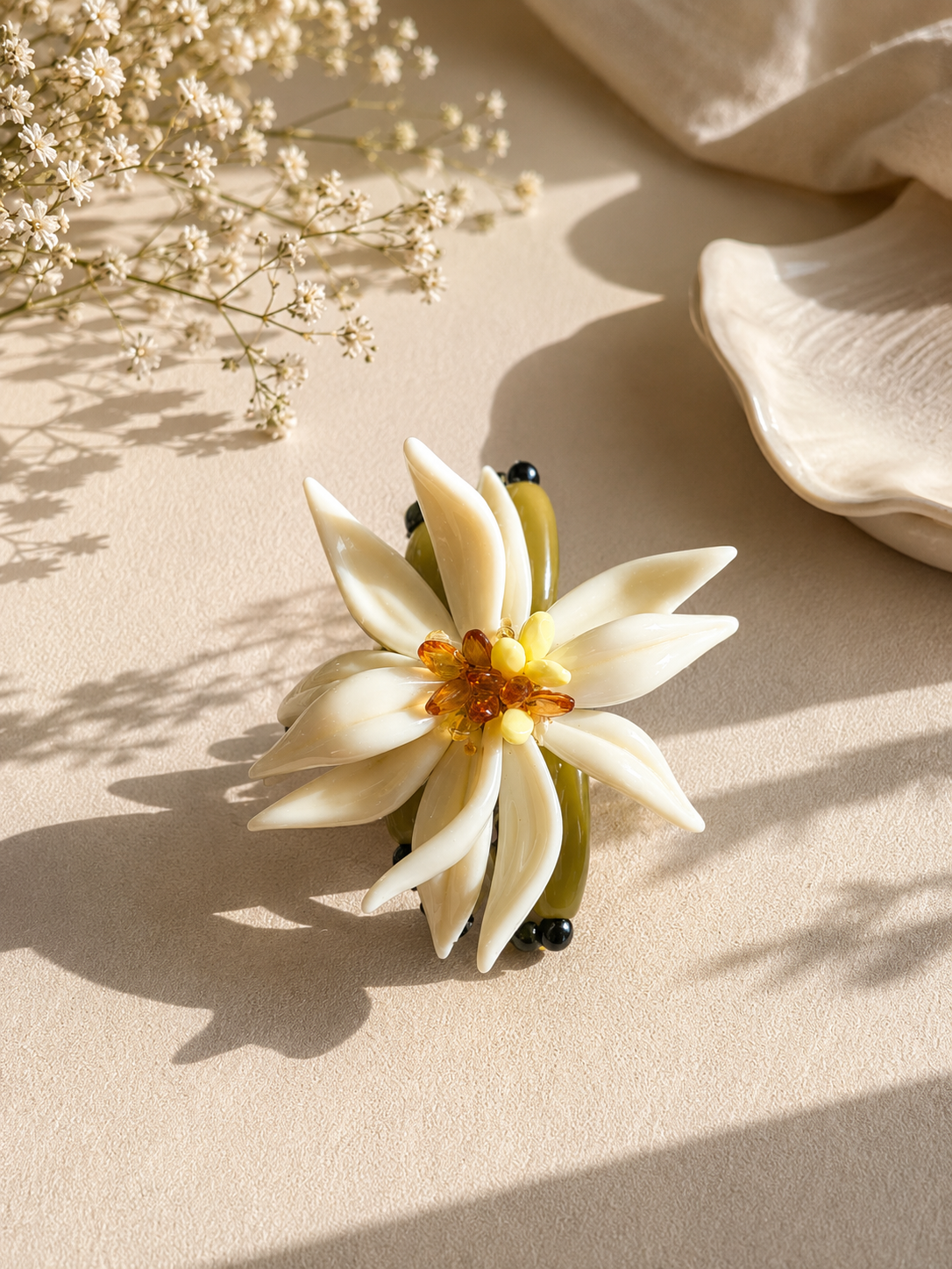 Daisy Drama Cuff