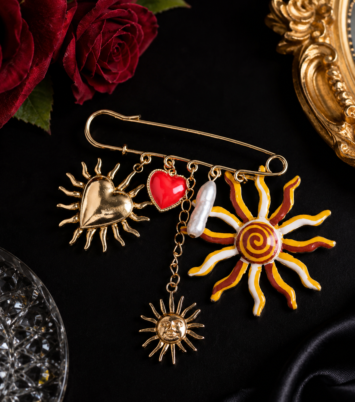 Sunlight Drama Brooch