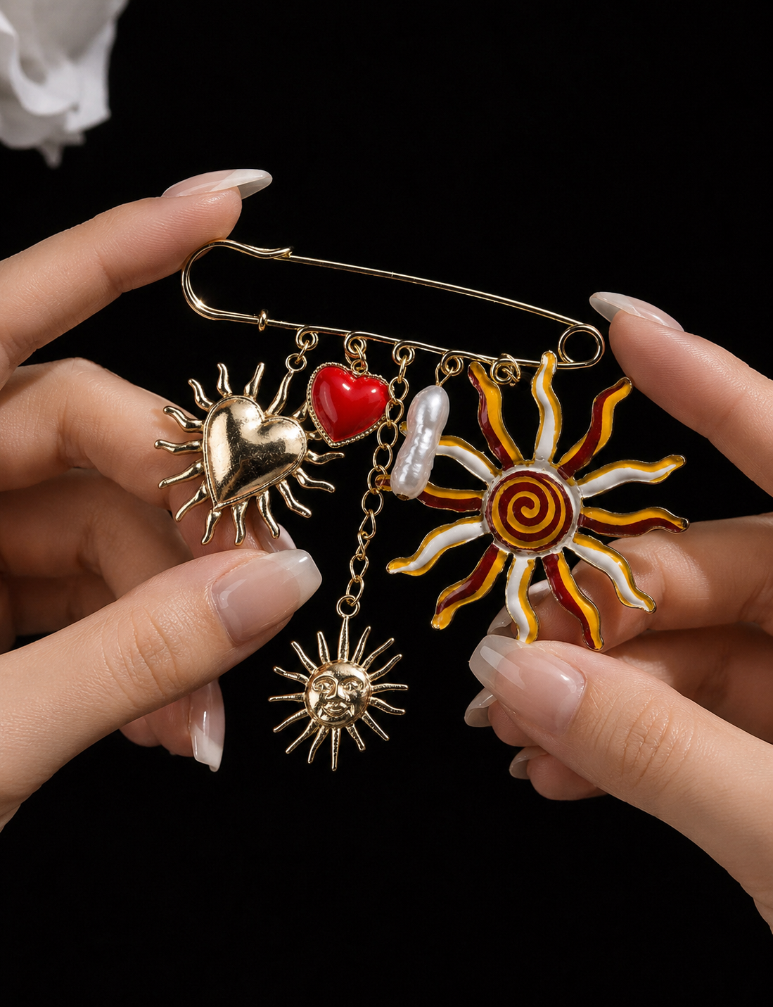 Sunlight Drama Brooch