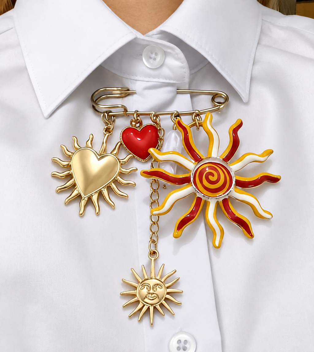 Sunlight Drama Brooch