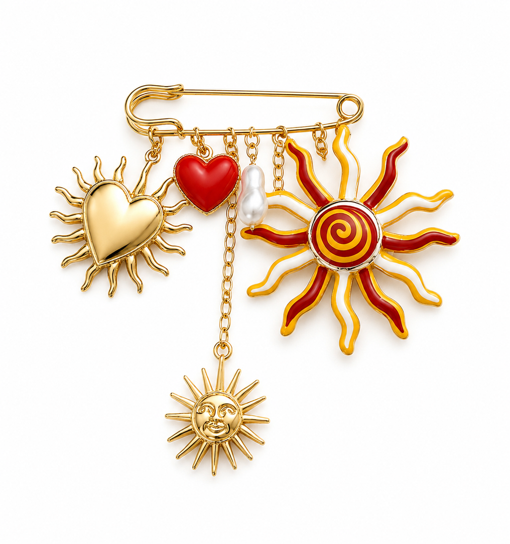 Sunlight Drama Brooch