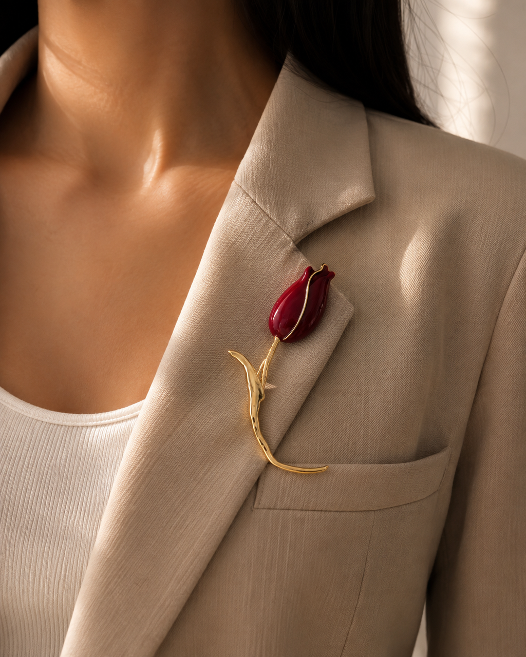 Tulip Brooch
