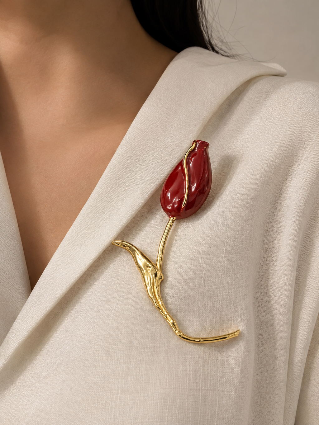 Tulip Brooch