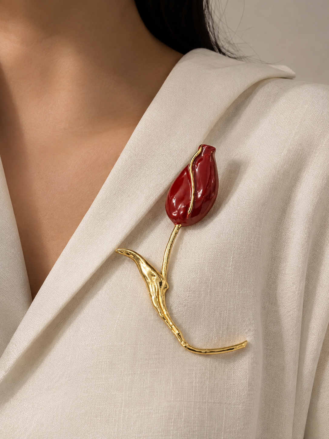 Tulip Brooch