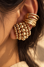 Golden Bubble Ear Cuff