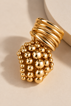 Golden Bubble Ear Cuff
