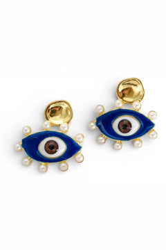 Evil Eye Drops Earrings