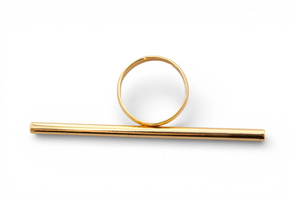 Golden Line Ring