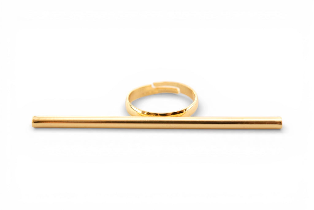 Golden Line Ring