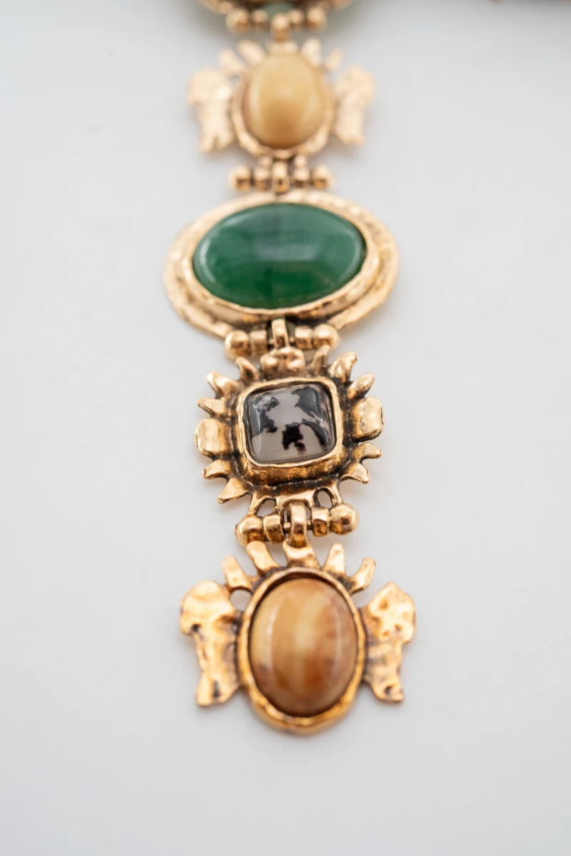 Emerald Charm Necklace