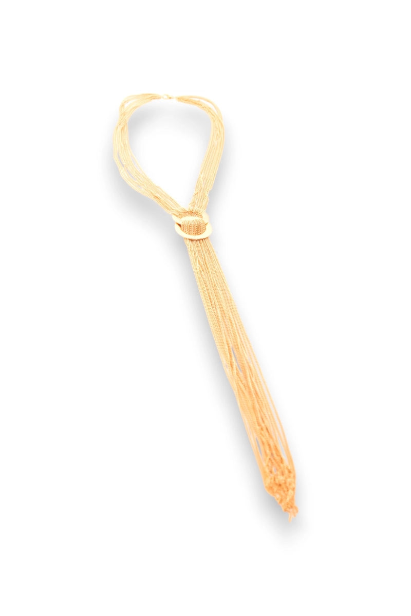Golden Tassel Necklace