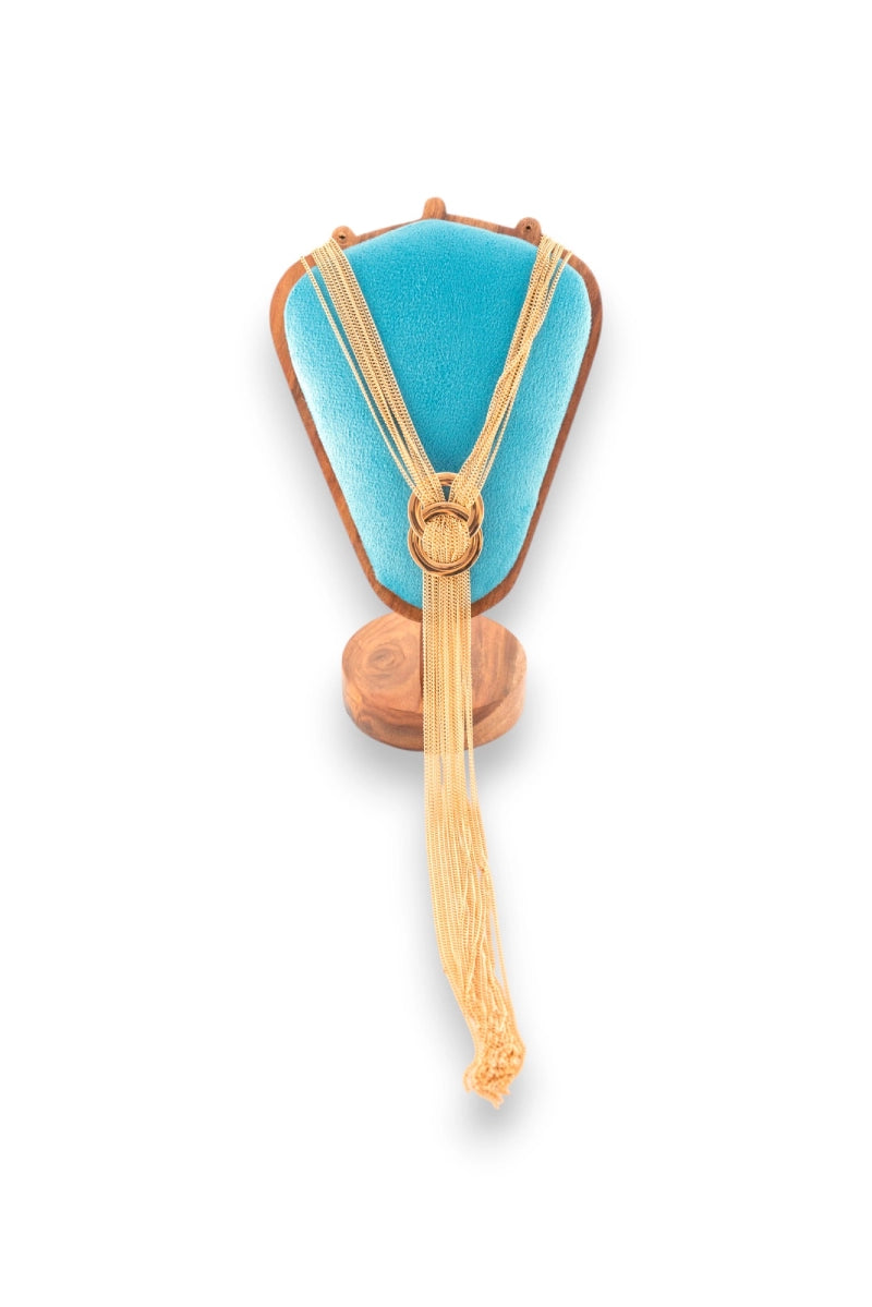 Golden Tassel Necklace