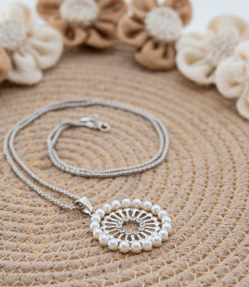 Pearl Halo Necklace