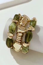 Green Resin Bangles