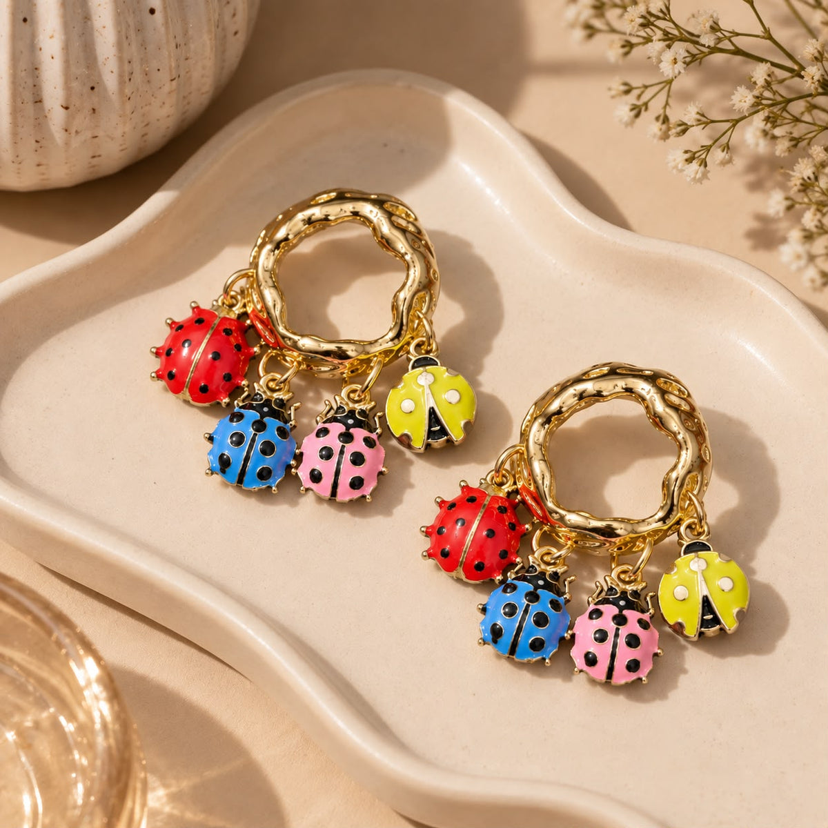 Ladybug Earrings