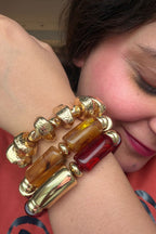 Brown Resin Bangles