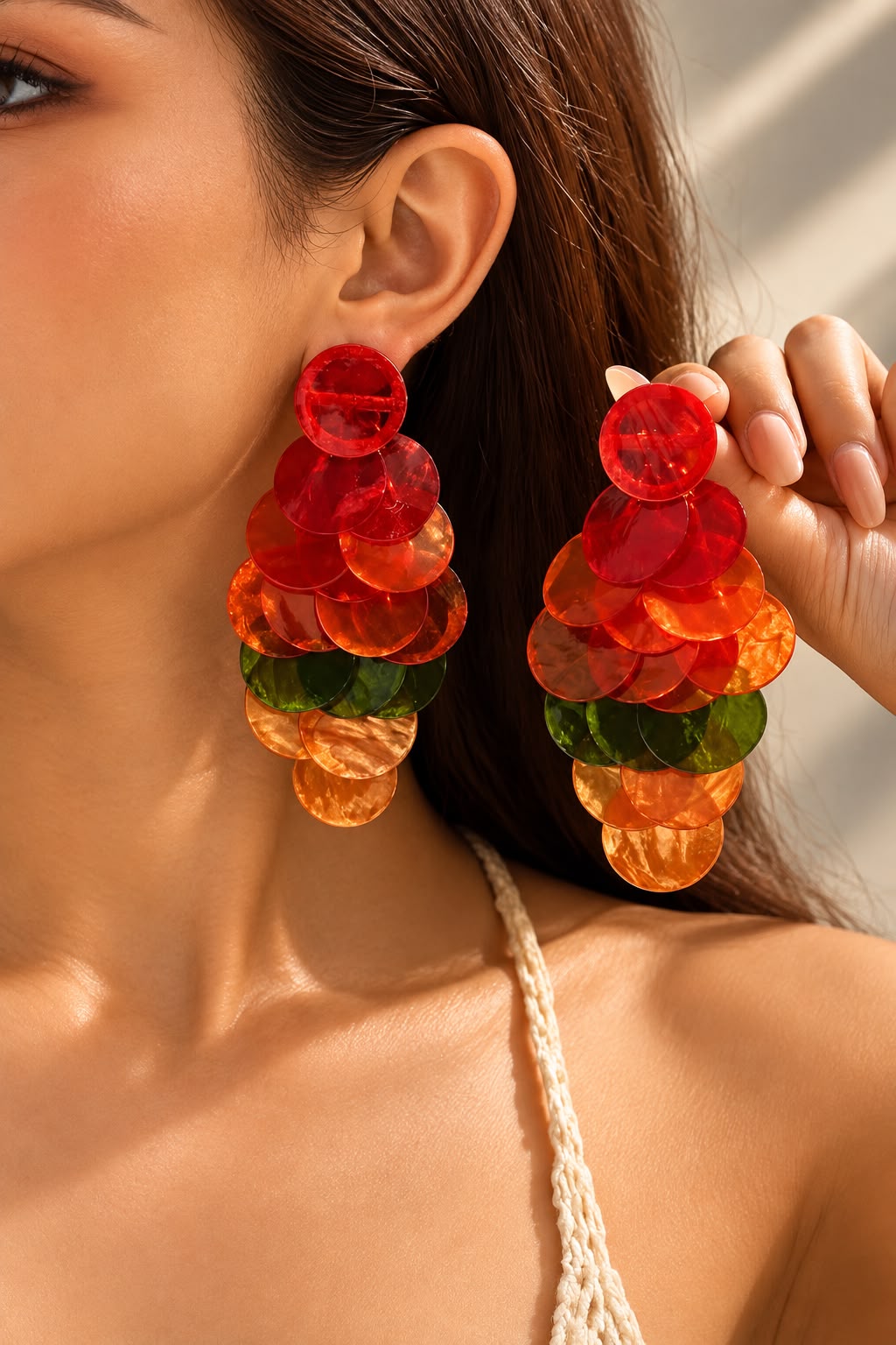 Shell Multicolour Earrings
