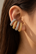 Gold and Silver Ear Cuffs