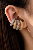 Gold and Silver Ear Cuffs