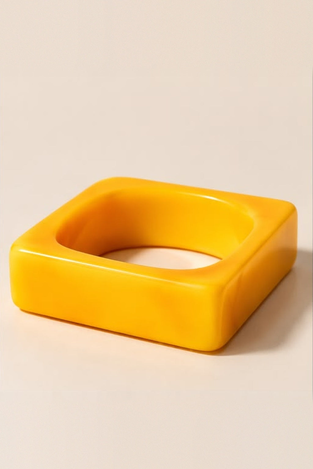 Mango Yellow Stack – Set of 5 Chunky Bangles