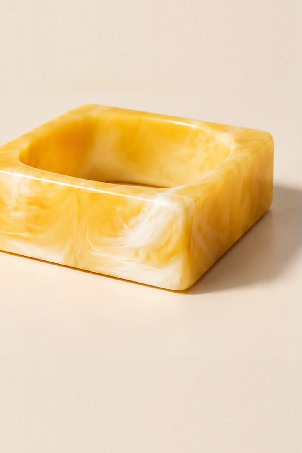 Mango Yellow Stack – Set of 5 Chunky Bangles