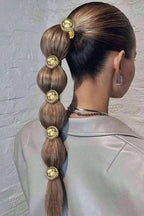 Bubble Ponytail Set bubble ponytail, back view