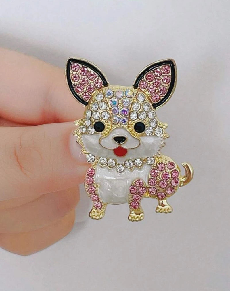 Dog Mom Brooch