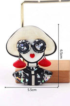 Mushroom Girl Brooch