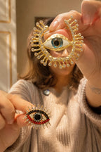 Evil Eye Brooch