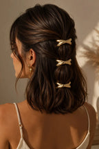 X Metal Hair Ties