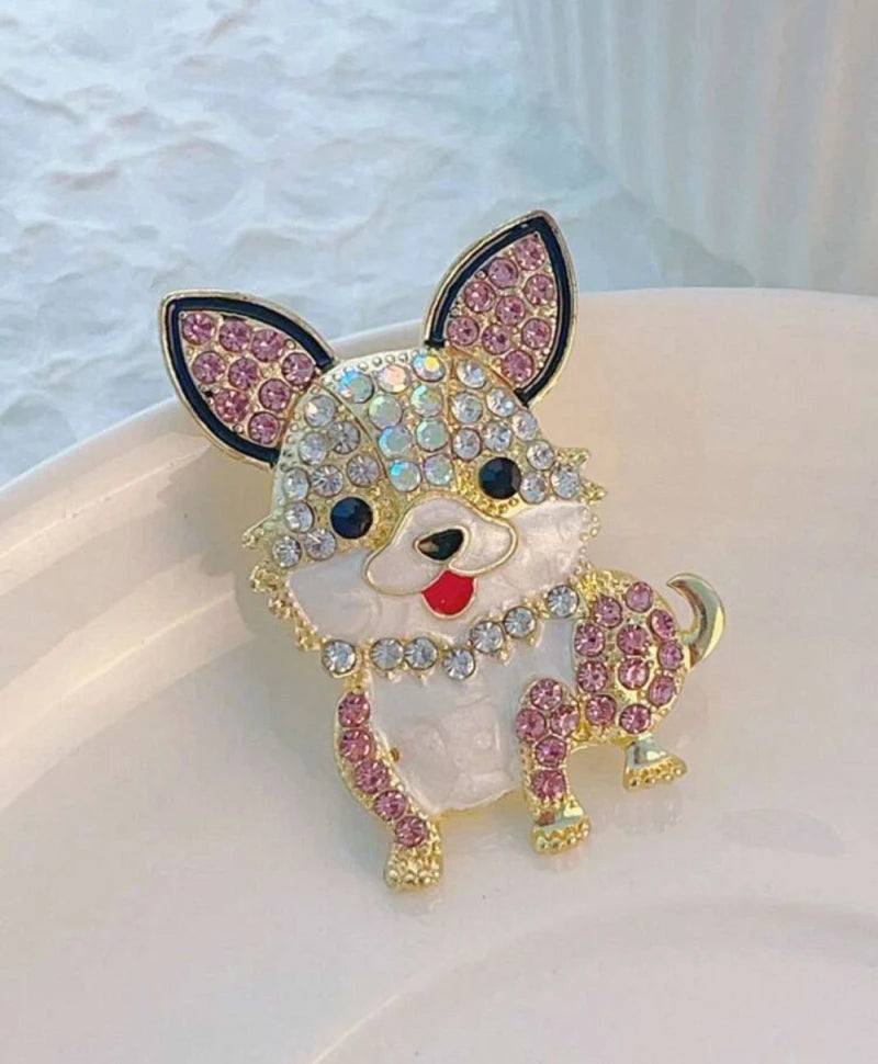Dog Mom Brooch