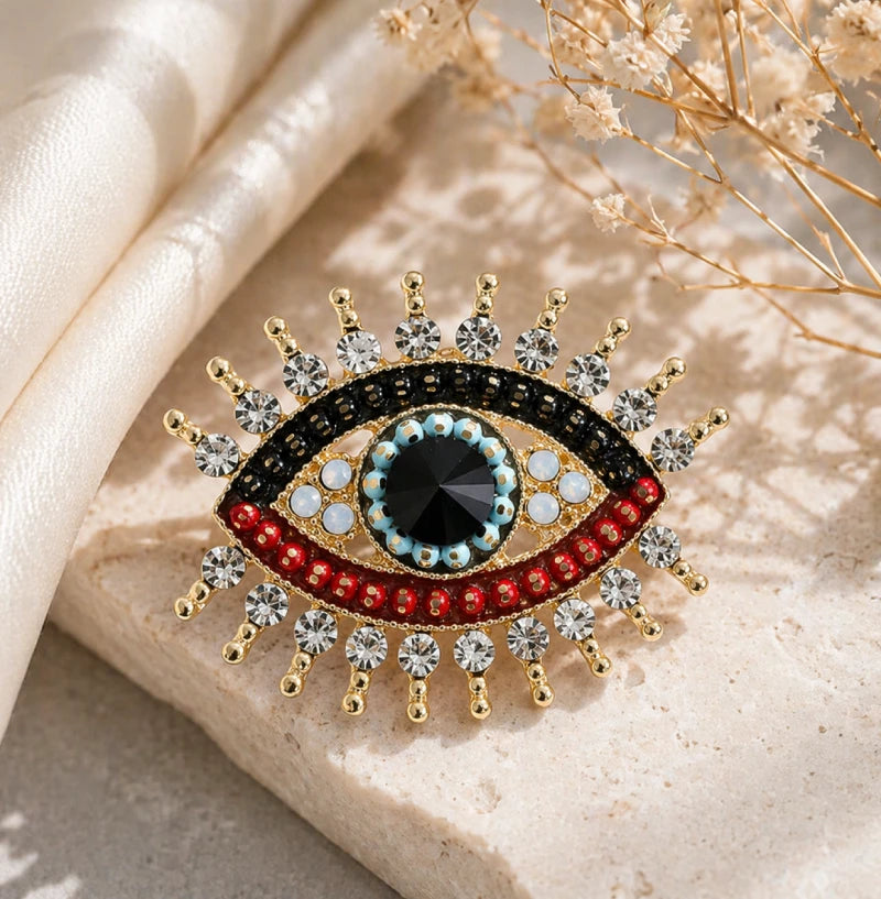 Evil Eye Brooch