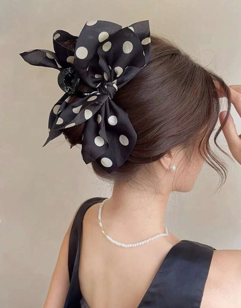 Vintage Bow Hair Clip