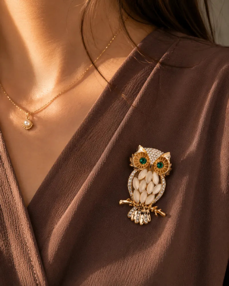 Owl Brooch