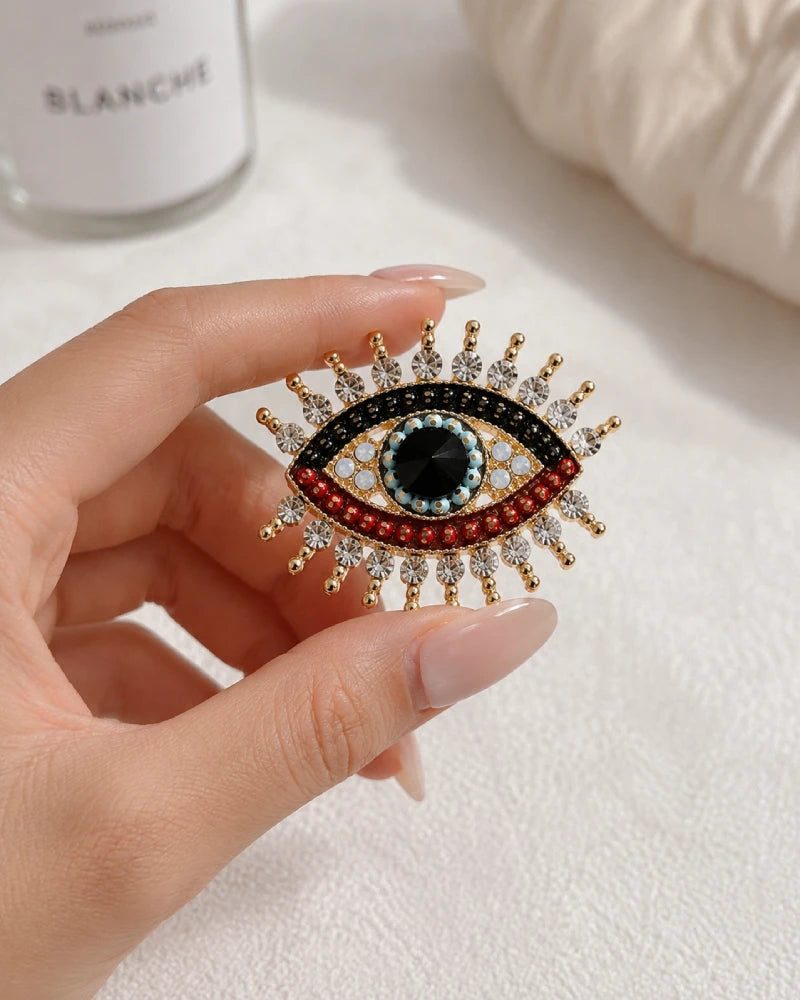 Evil Eye Brooch